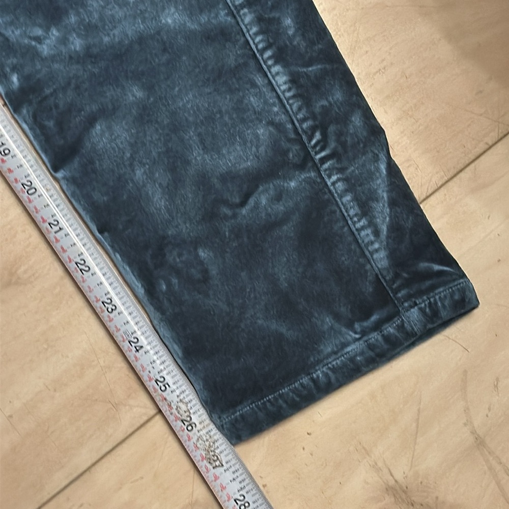 Paige-Velvet Pants Hoxton  blue  Button Front Excellent Condition size READ! - Picture 14 of 16